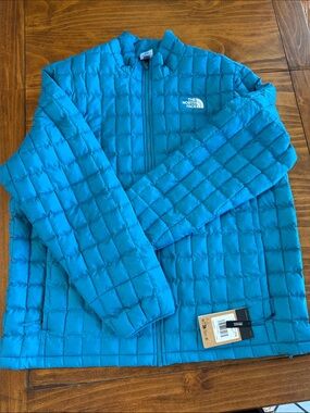 The North Face Men’s Quilted Puffer Jacket - Teal XXL